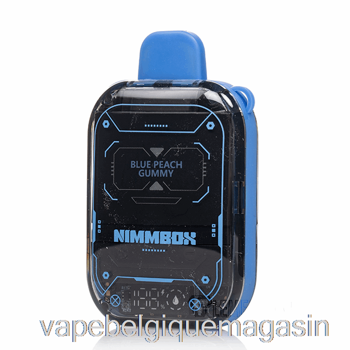 Vape Shop Bruxelles Vapengin Nimmbox 10000 Jetable Bleu Pêche Gommeux